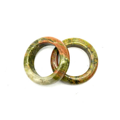 Anel de jade de design natural pedra preciosa ágata verde aventurino turquesa topazio jade anéis portáteis etc tema feng shui