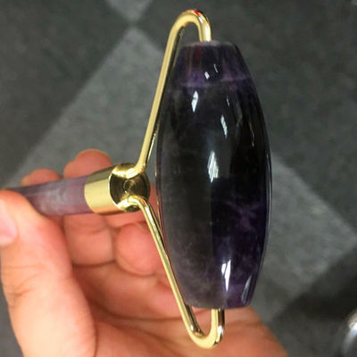 Gua Sha Roller Amethyst Rollers Facial Jade Guasha Roller Para Beleza Massagista Facial