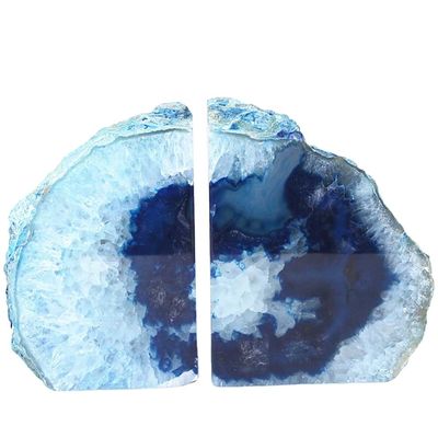 Livro de Agate Polido de Grau B, Finais Perfeito Presente de Casa para Amantes de Arte