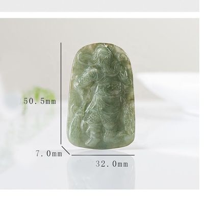 2024 Jadeite Guan Yin Pendente da Misericórdia Budismo Tropas Valentes Colar Moda Jóias Para Dama Gravura Tipo de escultura
