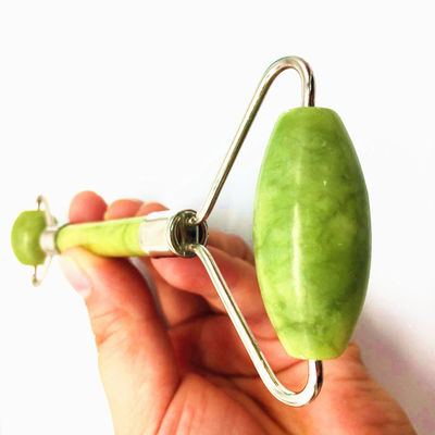 100% natural forte Jade Facial Roller para Massagem Facial e Pedra de Relaxamento