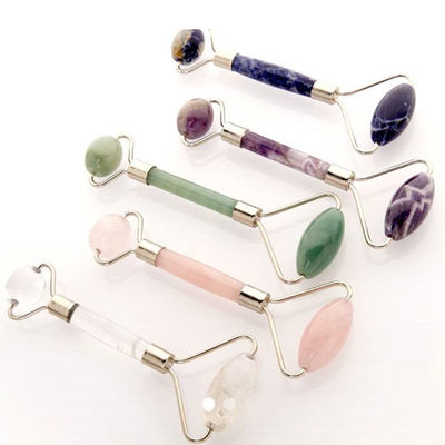 100% natural forte Jade Facial Roller para Massagem Facial e Pedra de Relaxamento