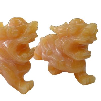 2pcs Artesanato Antigo Ornamento Esculturas Figurinas Modo de Gravura No AKBW-008 para Feng Shui Chinês Estátuas PiXiu