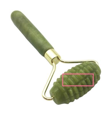 Rolamentos de Guasha de Jade de Pedras Primas Verdes Naturais de Pico para Massagem Facial de Beleza Personalizada de Massagem Personalizada