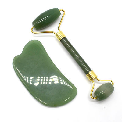 Massagem Facial e Corporal Guasha Beauty Tool Trending Product 2024 Ametista Natural Jade Facial Roller Gua Sha Massager
