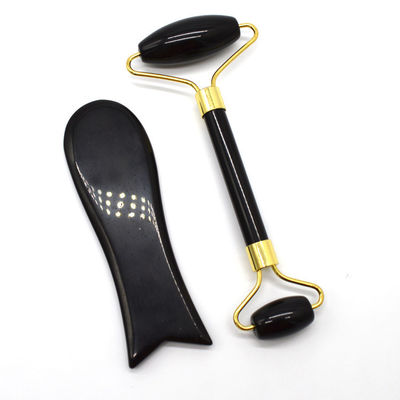 Massagem Facial e Corporal Guasha Beauty Tool Trending Product 2024 Ametista Natural Jade Facial Roller Gua Sha Massager