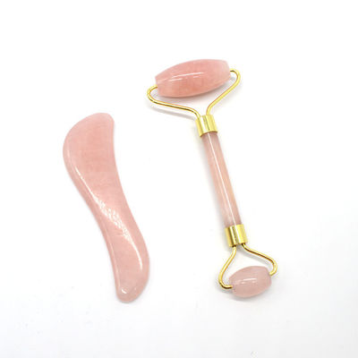 Massagem Facial e Corporal Guasha Beauty Tool Trending Product 2024 Ametista Natural Jade Facial Roller Gua Sha Massager