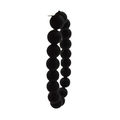 Arte Colecionável Natural 10mm Preto Bian Pedra de contas Pulseiras para Homens e Mulheres