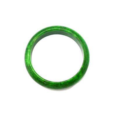 Love Green Enamel Jadeite Bracelets Bangles Charms Women Jade Bangle Natural Burma Hot Item para os entusiastas do Feng Shui