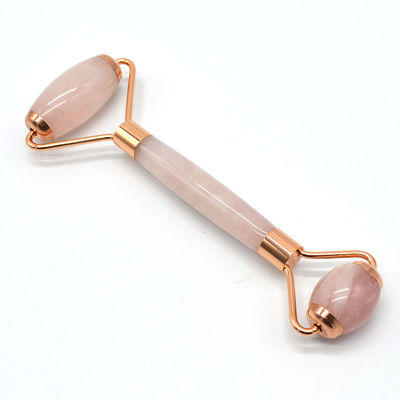Saúde e Beleza Rosa Quartz Jade Guasha Roller de Massagem Antirrugas Jade Roller Gua Sha para melhorar a rotina de cuidados com a pele