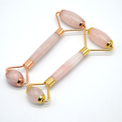 Saúde e Beleza Rosa Quartz Jade Guasha Roller de Massagem Antirrugas Jade Roller Gua Sha para melhorar a rotina de cuidados com a pele
