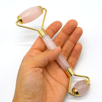 Saúde e Beleza Rosa Quartz Jade Guasha Roller de Massagem Antirrugas Jade Roller Gua Sha para melhorar a rotina de cuidados com a pele