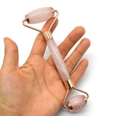 Saúde e Beleza Rosa Quartz Jade Guasha Roller de Massagem Antirrugas Jade Roller Gua Sha para melhorar a rotina de cuidados com a pele