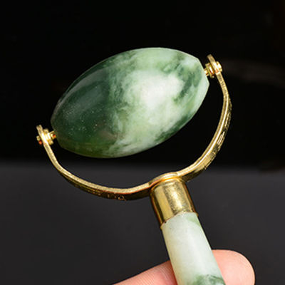 Massagem Jade Gua Sha Roller de gelo para o rosto Pedra Natural Xiuyan Jade Guasha Roller