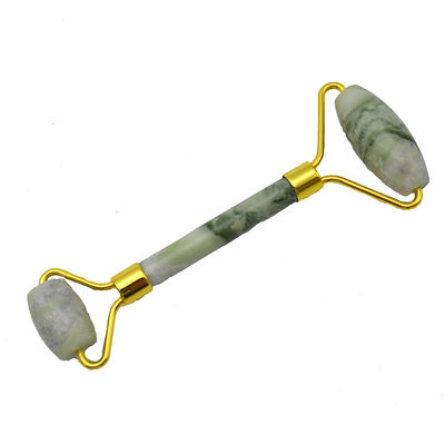 Roller de massagem facial de cuidados com o corpo Roller verde de jade Gua Sha para envelhecimento facial rugas inchaço e massagista de pele facial