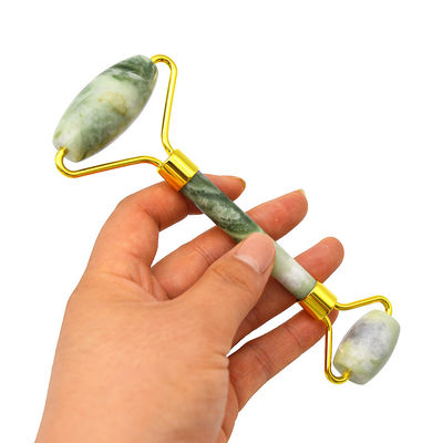 Roller de massagem facial de cuidados com o corpo Roller verde de jade Gua Sha para envelhecimento facial rugas inchaço e massagista de pele facial
