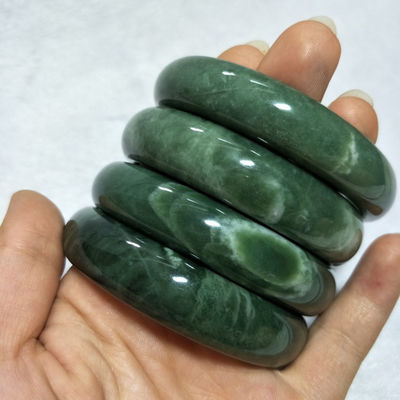 Bracelete Verde Esmeralda Natural e Jadeite Bracelete de Jadeite para Homens e Mulheres Beleza com Amor