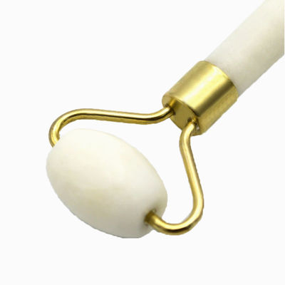 Massagista Facial Natural de Jade Branco A adição perfeita à sua rotina de cuidados com a pele