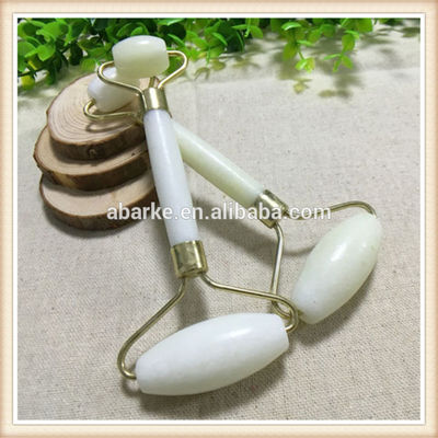 Massagista Facial Natural de Jade Branco A adição perfeita à sua rotina de cuidados com a pele