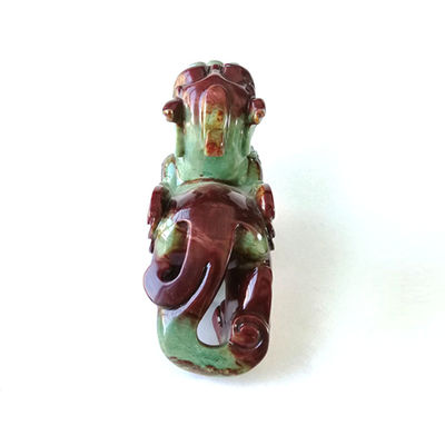 Estilo Feng Shui Jade Natural Escultura Pixiu estátua perfeita para decorar a sua casa