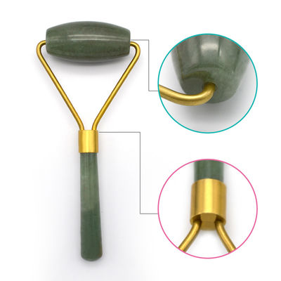 Aventurine Verde Massagem Jade Facial Roller Set para Facial Pescoço e Massagem dos Olhos Benefícios