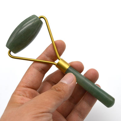 Aventurine Verde Massagem Jade Facial Roller Set para Facial Pescoço e Massagem dos Olhos Benefícios