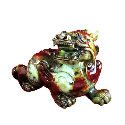 Estátua de escultura de Pixiu de cristal de quartzo personalizada para Feng Shui OEM / ODM aceito