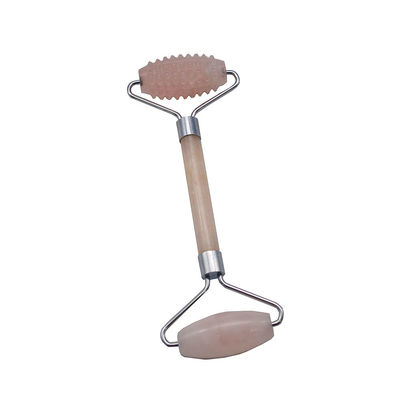 Roller de Massagem Facial de Quartz Rosa Gua Sha A Última Ferramenta de Cuidados da Pele para Amantes de Pedras Naturais