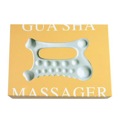 Logotipo personalizado Disponível Produto de Beleza Coreano Rosto Pele Cabeça Cabeça Cabeça Mão Pés Ferramenta de Cuidados de Saúde Cerâmica Guasha Massager