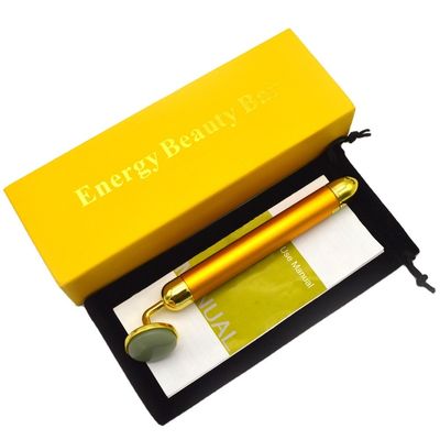 6000 vezes/min Frequência de massagem 24K Gold Facial Beauty Bar Face and Eye Beauty Magic Wand Face Massager com Função
