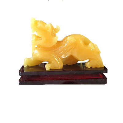 Hot Seller Pedra preciosa esculpida Topaz Pixiu Estátua de jade de característica regional