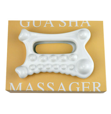 Logotipo personalizado Disponível Produto de Beleza Coreano Rosto Pele Cabeça Cabeça Cabeça Mão Pés Ferramenta de Cuidados de Saúde Cerâmica Guasha Massager