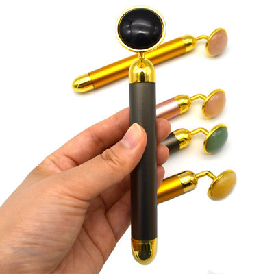 6000 vezes/min Frequência de massagem 24K Gold Facial Beauty Bar Face and Eye Beauty Magic Wand Face Massager com Função