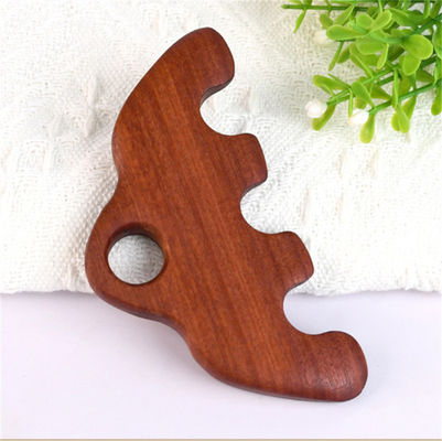11.7*5.8cm Pincel de Massagem de Cuidados com Cabeça de Madeira Corpo Acupuntura Pressing Massage Tool Meridian Dredging Gua Sha Massage Brush