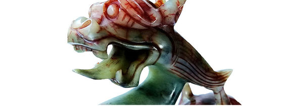 Jade Pixiu Dragão Animal Escultura Esculpida à mão Estátua verde esculpida para forma personalizada Domicílio presente Festa Decoração de escritório
