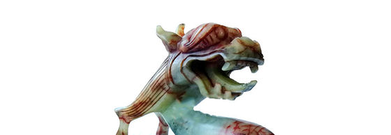 Jade Pixiu Dragão Animal Escultura Esculpida à mão Estátua verde esculpida para forma personalizada Domicílio presente Festa Decoração de escritório