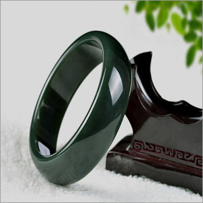 Pulseira de bracelete verde feita à mão em estilo customizado 54-65mm com design natural único