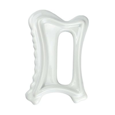 Logotipo personalizado disponíveld 2024 Ferramenta de massagem de cerâmica Gua Sha portátil para corpo auto Cuidados da pele Spa Facial Beauty