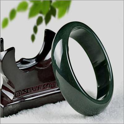 Pulseira de bracelete verde feita à mão em estilo customizado 54-65mm com design natural único