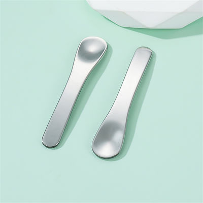 304 de aço inoxidável Creme para os olhos colher Mini Espatulas Oculares Espatulas de massagem para cuidados com a pele dos olhos para tratamento rejuvenescente