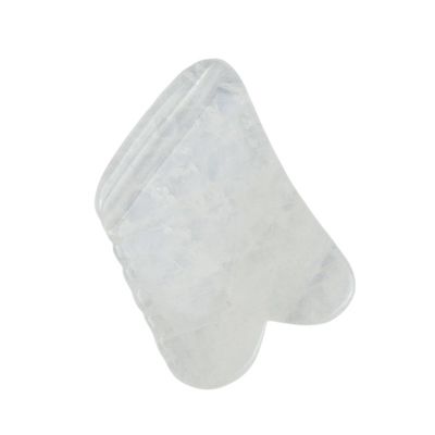 Quartz transparente Gua Sha Tabela de Massagem Pedra Natural Cristal Guasha Pedra de Cura Facial Body Beauty Spa Ferramenta para Massagem Corporal