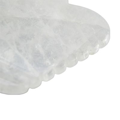 Quartz transparente Gua Sha Tabela de Massagem Pedra Natural Cristal Guasha Pedra de Cura Facial Body Beauty Spa Ferramenta para Massagem Corporal