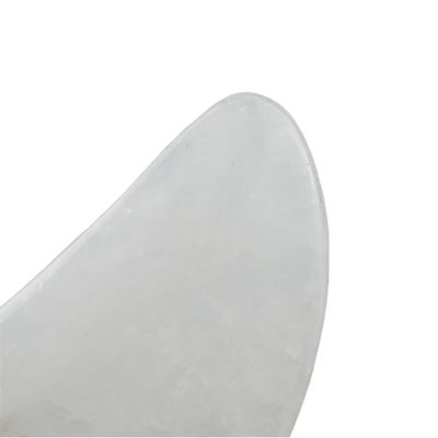 2024 Forma de chifre Quartz claro Gua Sha Tabela de massagem de raspagem O equipamento de massagem corporal obrigatório para saúde bem-estar