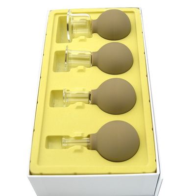 96mm de altura chinês tradicional vidro Cupping massagem terapia de vácuo equipamento de cupping conjunto Kit para costas ombro perna corpo
