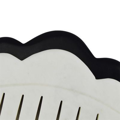 Logotipo personalizado Disponíveld e 2024 Chinês Natural Jade Branco Gua Sha raspando Pincel Guasha Pedra cabeça Spa massagista raspando