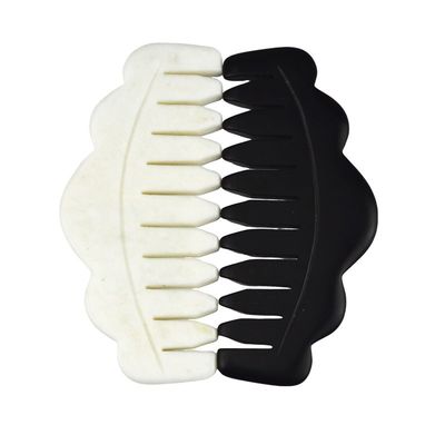 Logotipo personalizado Disponíveld e 2024 Chinês Natural Jade Branco Gua Sha raspando Pincel Guasha Pedra cabeça Spa massagista raspando