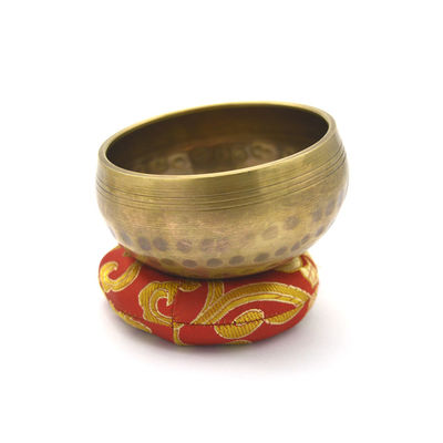 Taça de canto do Nepal de latão natural para meditação e ioga