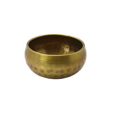 Taça de canto do Nepal de latão natural para meditação e ioga
