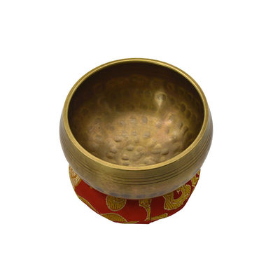 Taça de canto do Nepal de latão natural para meditação e ioga
