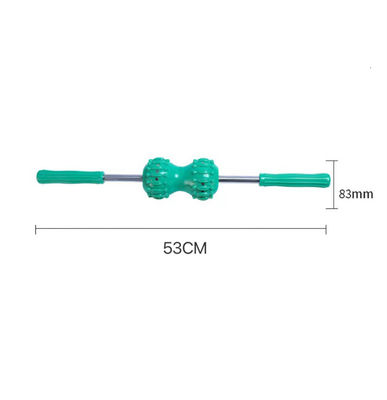 PVC Forte Magnético Dupla Bola de Volta Massagista Corpo Meridiano Massagem Roller Manual Acupuntura Bastão Vantagem de Serviço Profissional